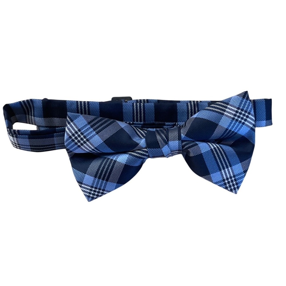Traditional Collegiate Groomsman Classic Bow Tie Plaid Preppy Academic Formal